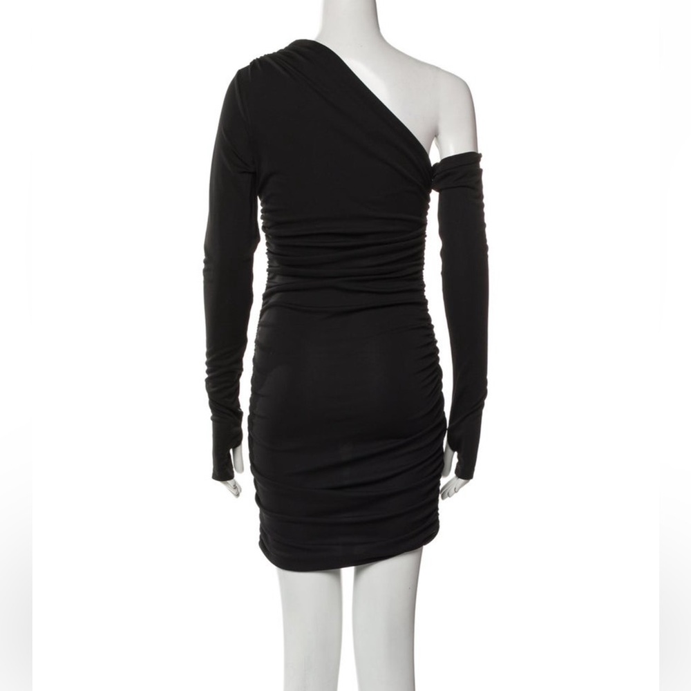 The Andamane Sheath Dress One Shoulder Black - Picture 2 of 3